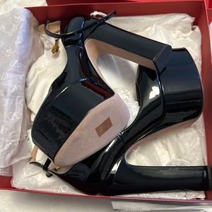 Valentino Garavani Women's Block Heel Platform Pumps